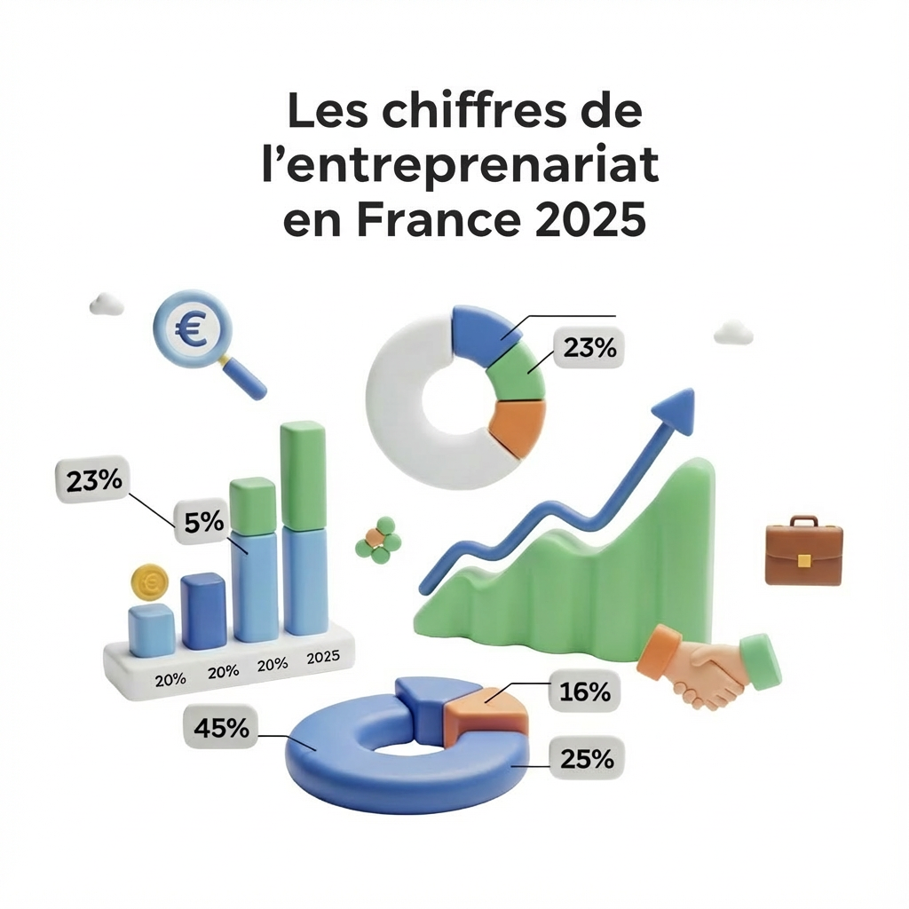Les chiffres de l'entreprenariat en France 2025 - Le Lab Entrepreneur